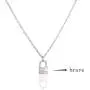 Message Card Friendship Sailing Necklace Brave Sea Wave Pendant Chain Good Luck Necklace with Gift Card