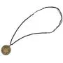 HZMAN Vintage Tibetan I Ching Spiritual Divination Om Pendant Necklace from Nepal, Yoga Jewelry