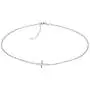 Sterling Silver First Communion Sideways Horizontal Cross Necklace for Girls and Women Sterling Silver First Communion Sideways Horizontal Cross Necklace for Girls and Women