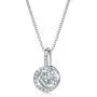 VANLAMS Delicate Sterling Silver Cubic Zirconia Dancing Heart Pendant Necklace Women Girl Jewelry Gifts (Dancing) VANLAMS Delicate Sterling Silver Cubic Zirconia Dancing Heart Pendant Necklace Women Girl Jewelry Gifts (Dancing)