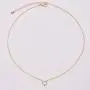 BERYUAN Women Simple Choker Heart Choker Pendant Necklace Trendy Necklace Bridal Necklace Teen Necklace Jewelry for Women and Girls (GOLD)