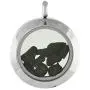 Starborn Gemstone Window Pendant in Stainless Steel Starborn Gemstone Window Pendant in Stainless Steel