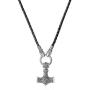 LANGHONG Norse Viking Thor Hammer Necklace Mjolnir Necklace for Men Talisman Jewelry