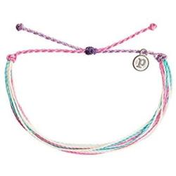 Pura Vida Jewelry Bracelets - 100% Waterproof and Handmade w/Coated Charm, Adjustable Band