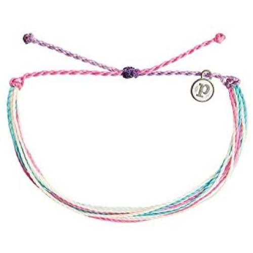 Pura Vida Jewelry Bracelets - 100% Waterproof and Handmade w/Coated Charm, Adjustable Band