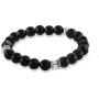 Believe London Hematite Magnetic Therapy Bracelet with Jewelry Bag & Meaning Card | Strong Elastic | Precious Natural Stones Healing