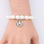 SEIRAA Outlander Inspired Jewelry Scottish Thistle Gifts Outlander Fans Scotland National Symbol Pearl Bracelet