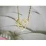 La Menagerie Squirrel Gold Origami Jewelry - Gold Geometric Chain Necklace – 18 Karat Plated Gold Necklace for Women & Girls – Stylish Squirrel Pendant Necklace