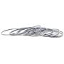 Lux Accessories Pave and Baguette Stone Bangle Bracelet Set (15pcs)