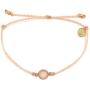 Pura Vida Gold Gemstone Bracelet - Waterproof, Artisan Handmade, Adjustable, Threaded, Fashion Jewelry for Girls/Women