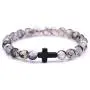 SOFTONES 4PCS Cross Beads Bracelet for Men Women 8mm Healing Lava Stone Stretch Bracelets,7.5'' … SOFTONES 4PCS Cross Beads Bracelet for Men Women 8mm Healing Lava Stone Stretch Bracelets,7.5'' …