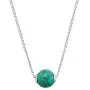 Silpada the World is Yours 6 ct Compressed Stabilized Turquoise Pendant Necklace in Sterling Silver
