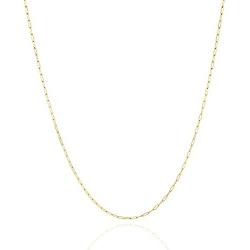 Jewelry Atelier Gold Chain Necklace Collection - 14K Solid Yellow Gold Filled Paper Clip Link Chain Necklaces for Women and Men with Different Sizes (2.0mm, 2.5mm)