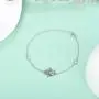 PEIMKO Greek Adjustable Protection Sterling Silver Evil Eye Hamsa Hand Bracelet, Blue Cubic Zirconia Link Bracelet for Women Ladies PEIMKO Greek Adjustable Protection Sterling Silver Evil Eye Hamsa Hand Bracelet, Blue Cubic Zirconia Link Bracelet for Women Ladies