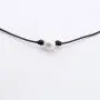 Single Pearl Choker Necklace can be Adjustable Leather Cord One Bead Jewelry for Women Handmade Single Pearl Choker Necklace can be Adjustable Leather Cord One Bead Jewelry for Women Handmade