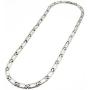 Accents Kingdom Mens Titanium Magnetic Power Flat Link Golf Necklace