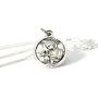 St Gerard Necklace for Pregnancy | Patron Saint of Pregnancy Charm Necklace St Gerard Pendant on a 22 inch Silver Plated Snake Chain Necklace with a Beautiful St Gerard Charm Fertility Charm for Women