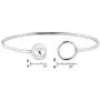 AeraVida Modern Circle and Ball Open Wrap .925 Sterling Silver Cuff Bangle Bracelet AeraVida Modern Circle and Ball Open Wrap .925 Sterling Silver Cuff Bangle Bracelet