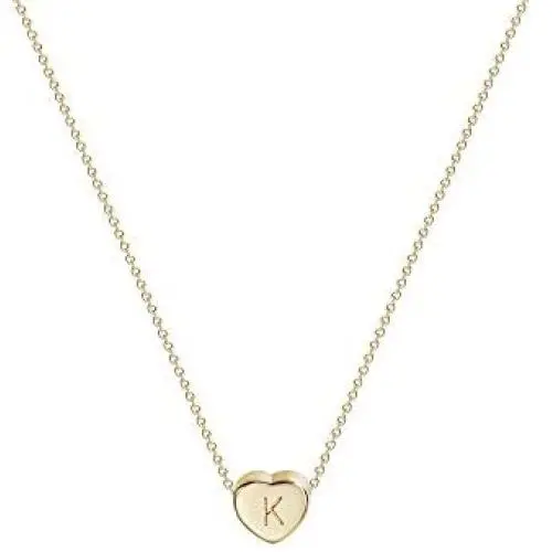Tiny Gold Initial Heart Necklace-14K Gold Filled Handmade Dainty Personalized Letter Heart Choker Necklace Gift for Women Necklace Jewelry Tiny Gold Initial Heart Necklace-14K Gold Filled Handmade Dainty Personalized Letter Heart Choker Necklace Gift for Women Necklace Jewelry