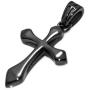 Heavstjer Fashion Stainless Steel Cross Pendant Necklace