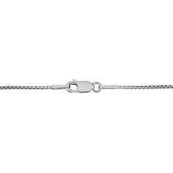 Kooljewelry Sterling Silver 1.2 mm Round Box Chain Necklace (14, 16, 18, 20, 22, 24, 30 or 36 inch)