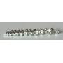 18g Ear Cartilage Helix Surgical Stainless Steel Cubic Zirconia Studs Cartilage Earrings Huggie Screw Backs Ear Tragus Auricle Piercing Jewelry Set 3mm-8mm