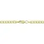 14K Yellow Gold Filled Solid Curb Chain Necklace, 3.6mm Wide