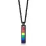 AIKESIWAI Lesbian Necklace,Lesbian Stuff,Pride Rainbow Necklace, Rainbow Rectangular Pendant, Stainless Steel Rainbow Necklace, LGBT Pendant, Gay and Lesbian Pride Pendant AIKESIWAI Lesbian Necklace,Lesbian Stuff,Pride Rainbow Necklace, Rainbow Rectangular Pendant, Stainless Steel Rainbow Necklace, LGBT Pendant, Gay and Lesbian Pride Pendant