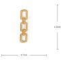 Fashion Drop Earrings Jewelry Earrings In Sterling Silver & Brass Set For Women Girls,For Birthday/Party/Christmas/Friendship Gifts