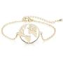 MIXIA Vintage Round Origami World Map Necklace Women Geometric Earth Globe Map Necklace Circle Pendants Choker Jewelry 18''