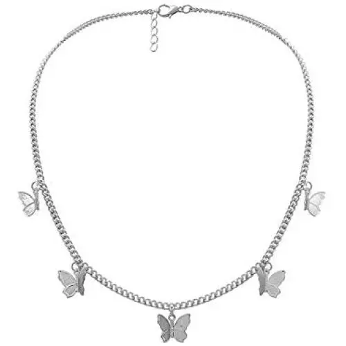 Butterfly Necklace for Women Charm Fly Butterfly Animal Tassel Pendant Necklace Girls Valentines Day Butterfly Gift Jewelry Butterfly Necklace for Women Charm Fly Butterfly Animal Tassel Pendant Necklace Girls Valentines Day Butterfly Gift Jewelry