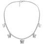 Butterfly Necklace for Women Charm Fly Butterfly Animal Tassel Pendant Necklace Girls Valentines Day Butterfly Gift Jewelry