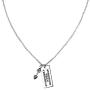 VENSERI 925 Sterling Silver ''Stronger Than Yesterday'' Dumbbell Necklace Weight Lifting Dumbbell Barbell Gym Pendant Necklace Engraved Dumbbell Barbell Gym Buff Pendant Necklace