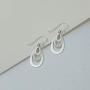 Boma Jewelry Triple Teardrop Multi-Finish Dangle Earrings