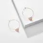 Butterfly Huggie Hoop Earrings Necklaces Set for Girl Dainty Acrylic Butterfly Aesthetic Cute Jewelry Earring Necklace Gold Plated Hypoallergen Earrings