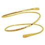 FUTIMELY 2Pieces Leaf Upper Arm Cuff Bangle Armband Bracelets for Women Teen Girls Punk Swirl Coil Armlets Bracelets Egyptian Jewelry Set