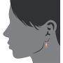 Ellen Tracy Jewelry for Women Sterling Silver Twist French Wire Earrings