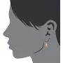 Ellen Tracy Jewelry for Women Sterling Silver Twist French Wire Earrings Ellen Tracy Jewelry for Women Sterling Silver Twist French Wire Earrings