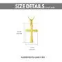 Solid Real 14K Gold Cross Necklace, Delicate Gold Italian Cross Pendant Necklace Religious Faith Jewelry for Women, Girls, 18 inch Solid Real 14K Gold Cross Necklace, Delicate Gold Italian Cross Pendant Necklace Religious Faith Jewelry for Women, Girls, 18 inch