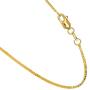 JewelStop 10k Solid Gold Yellow White Or Rose 1mm Box Chain Necklace - 16 18 20 22 24 30