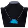 HANRESHE Miraculous Ladybug Necklace Comic Necklace Green Peacock Lady Bug Chat Noir Cosplay Costume Kids Jewelry