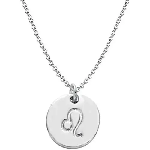 Getlace 925 Sterling Silver Zodiac Necklace Disc Charm Necklace Gift for Your Wife Girlfriend or Family Member