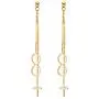 555Jewelry Stainless Steel Dangle Drop Infinity & Cross Earrings for Women & Girls 555Jewelry Stainless Steel Dangle Drop Infinity & Cross Earrings for Women & Girls