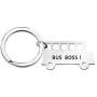 SEIRAA Bus Boss Keychain Bus Driver Gift Drive Safe Jewelry Appreciation Gift for School Bus Driver