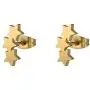 LIZD 3PAIR(6pcs) Cute Stainless Steel Stud Earring Ear Ring Jewelry Pretty,ECG,Teeth,Triple Star Shape