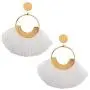 Yaluvme Tassel Earrings for Women Fashion Fall Earrings - Colorful Layered Long Thread Ball Dangle Earings - Tiered Drop Earrings for Women Valentine Birthday Party Halloween Earings