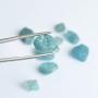 Untreated Raw Rough Aquamarine 53.50 Ct. Lot of 9 Pcs Healing Crystal Natural Sky Blue Aquamarine Gem