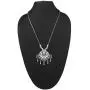 Ethnadore Bohemian Vintage Antique Tribal Indian Oxidized Silver Pendant Chain Statement Necklace Jewelry Ethnadore Bohemian Vintage Antique Tribal Indian Oxidized Silver Pendant Chain Statement Necklace Jewelry