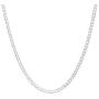 Authentic Solid Sterling Silver Cuban Curb Link Diamond-Cut .925 ITProLux Necklace Chains 2MM - 10.5MM, 16'' - 30'', Silver Chain for Men & Women, Made In Italy, Next Level Jewelry