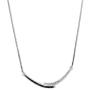 Femme Luxe 0.25 cttw White and Black Diamond Pendant Necklace for Women, 925 Sterling Silver, 18inch Chain, Hypoallergenic, Dainty Design, Gift Ready Jewelry